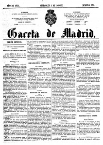 1854-08-01 Decreto Restablece ley imprenta 1837