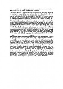 5.3 - Decreto 11 de enero de 1811 Establecimiento de Audiencia en Murcia para la Chancillería de Granada