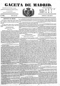 1837-05-11 Real Orden sobre Regulación de la Toma de Posesión