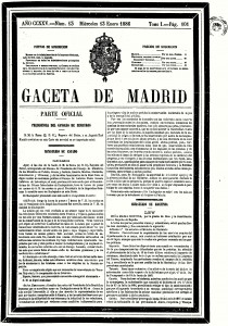 1886-01-12 concediendo al ministerio del ramo varias autorizaciones referentes a ejercicios de su cargo_1-001