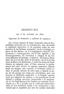 1820-10-01 Decreto XLII, supresión de monacales y reforma de regulares_Página_1