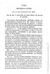 1822-02-12 Decreto LXVIII, Ley en que se prescriben los justos límites del derecho de petición_Página_1