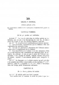 1870-06-18 Ley,  provisional, estableciendo reglas para el ejercicio de la gracia de indulto_Página_1