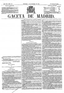 1870-12-13 Decreto, aprobando el reglamento para la ejecución de las leyes de matrimonio y Registro civil_Página_1