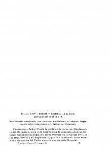 1917-04-09 Real Decreto, con carácter provisional, el adjunto Reglamento sobre organización y régimen del Notariado_Página_01
