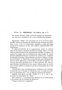 1923-03-10 Real Decreto, dictando reglas acerca del derecho de Asociación que reconoce al ciudadano el artículo 13 de la Constitución española_Página_1