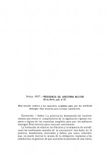 1924-04-23 Real Decreto, relativo a los requisitos exigibles para que los militares obtengan Real licencia para contraer matrimonio_Página_1