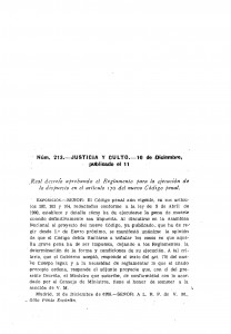 1928-12-10 Real Decreto, aprobando el Reglamento para la ejecución de lo dispuesto en el artículo 170 del nuevo Código Penal_Página_1
