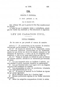 1878- 04-22 Ley, de casación civil_Página_01