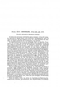 1902-07-26 Circular del Ministerio de la Gobernación, referente al descanso semanal_Página_1