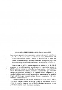 1913-08-24 Real Decreto, fijando la jornada máxima ordinaria de trabajo efectivo de los obreros de ambos sexos en la industria textil_Página_1