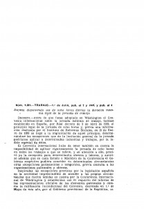 1931-07-01 Decreto,  disponiendo sea de ocho horas diarias la duración máxima legal de la jornada de trabajo_Página_01