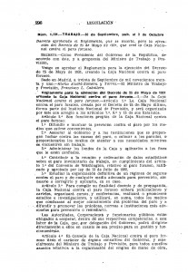 1931-09-30 Decreto, aprobando el Reglamento, que se inserta, para la ejecución del Decreto de 25 de Mayo del año actual que creó la Caja Nacional contra el Paro forzoso_Página_1