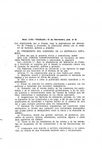 1931-11-27 Ley, organizando por el Estado, bajo la dependencia de este Ministerio, la colocación obrera con el carácter de nacional, pública y gratuita_Página_1