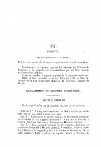 1867-08-15 Real Decreto, aprobando el adjunto reglamento de segunda enseñanza_Page_01