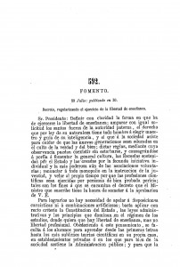 1874-07-29 Decreto, regularizando el ejercicio de la libertad de enseñanza_Página_1