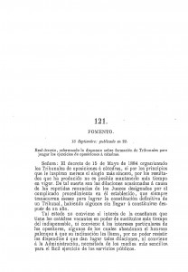 1886-09-13 Real decreto, reformando lo dispuesto sobre formación de Tribunales para juzgar los ejercicios de oposiciones á cátedras_Página_1
