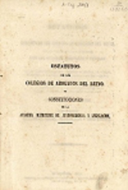 1838-05-28 Estatutos Colegios abogados_Página_01